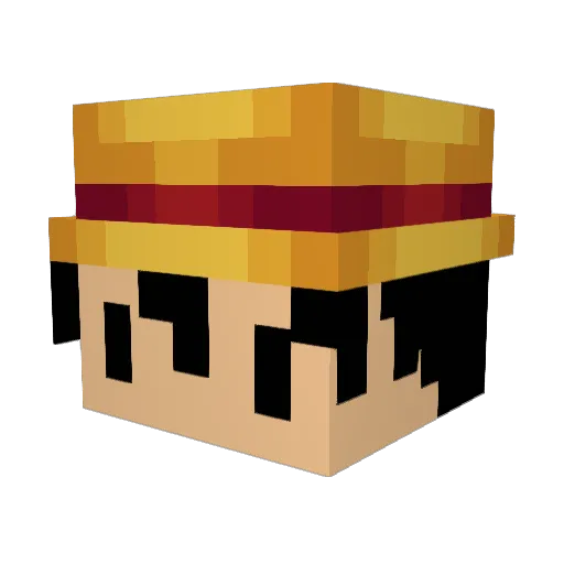 notalotus Minecraft avatar head, 3D render