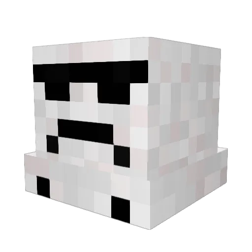 notbackbone Minecraft avatar head, 3D render