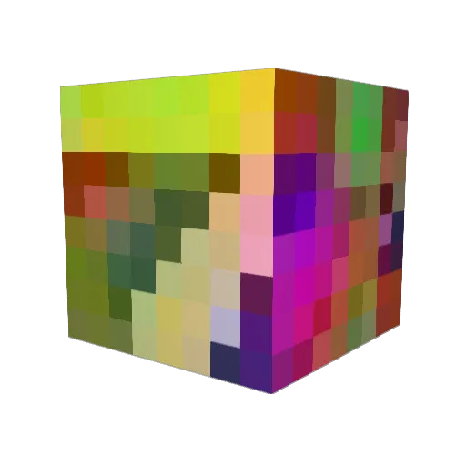 notch122200 Minecraft avatar head, 3D render