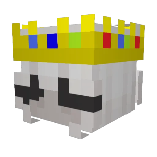 notcharlotte Minecraft avatar head, 3D render