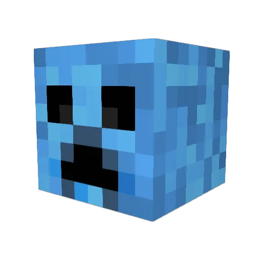 notdatboi Minecraft avatar head, 3D render