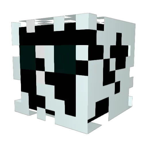 notdavido Minecraft avatar head, 3D render