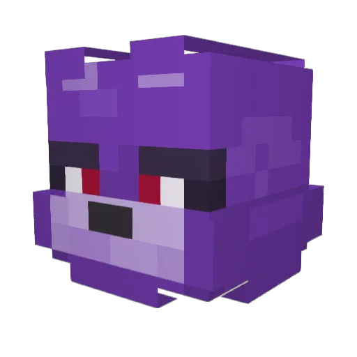 notdaysi Minecraft avatar head, 3D render
