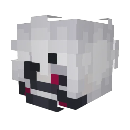 notdesni Minecraft avatar head, 3D render