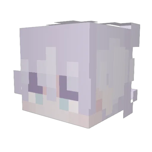 notehsa Minecraft avatar head, 3D render