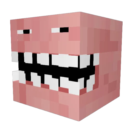 notfelipebtw Minecraft avatar head, 3D render