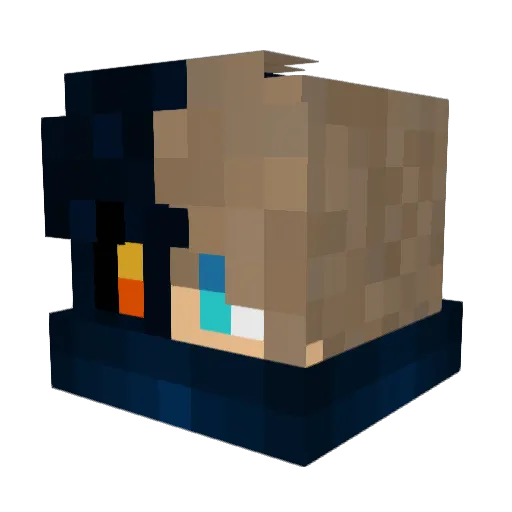 nothArdy Minecraft avatar head, 3D render