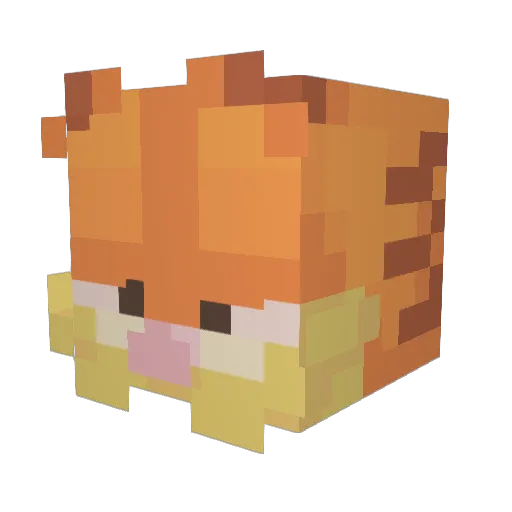 nothing01 Minecraft avatar head, 3D render