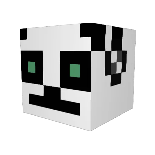 nothing2000 Minecraft avatar head, 3D render