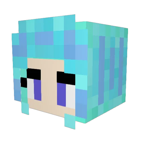 nothing2020 Minecraft avatar head, 3D render