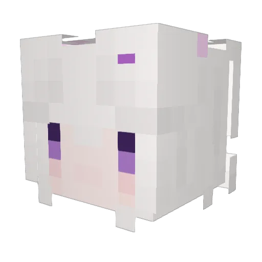 nothing6666 Minecraft avatar head, 3D render