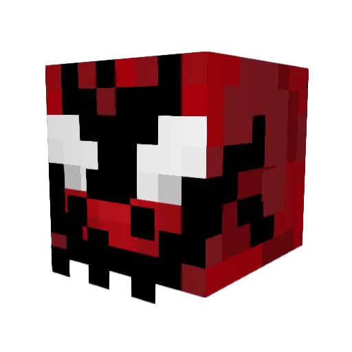 notinterested_2 Minecraft avatar head, 3D render