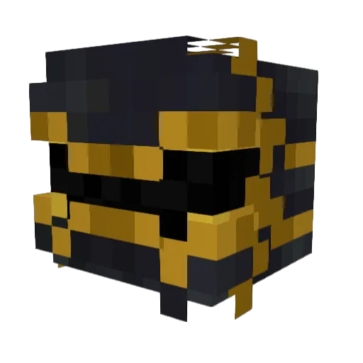 notjeff12 Minecraft avatar head, 3D render