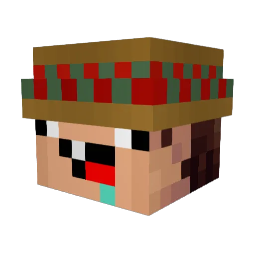 notjohhan Minecraft avatar head, 3D render