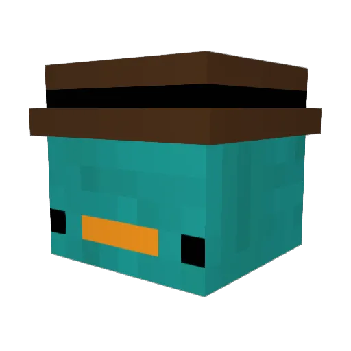notkanyeeast Minecraft avatar head, 3D render