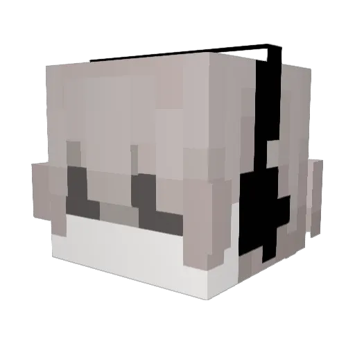 notkev02 Minecraft avatar head, 3D render