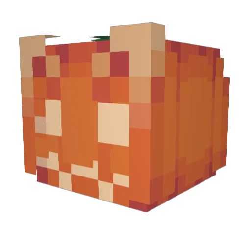 notlaughability Minecraft avatar head, 3D render