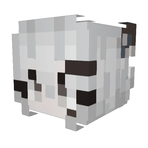 notlegik_ Minecraft avatar head, 3D render