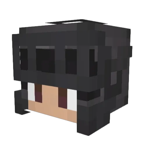 notlimmm Minecraft avatar head, 3D render