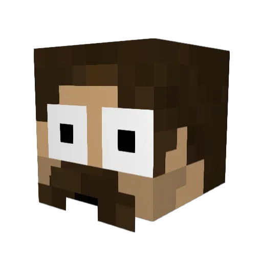 notlolitsalex Minecraft avatar head, 3D render