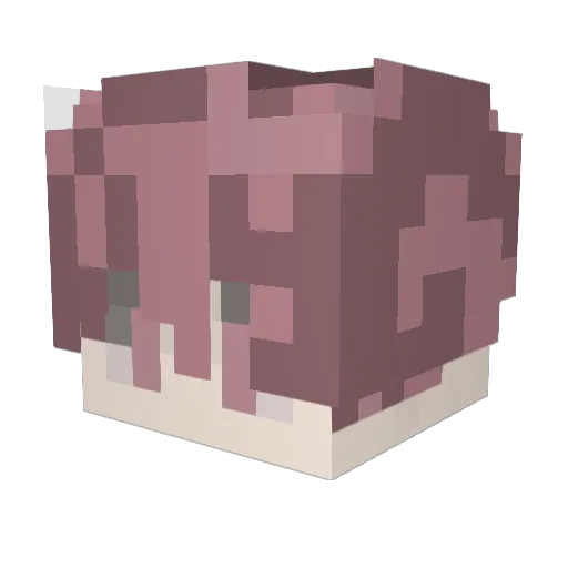 notlynk Minecraft avatar head, 3D render