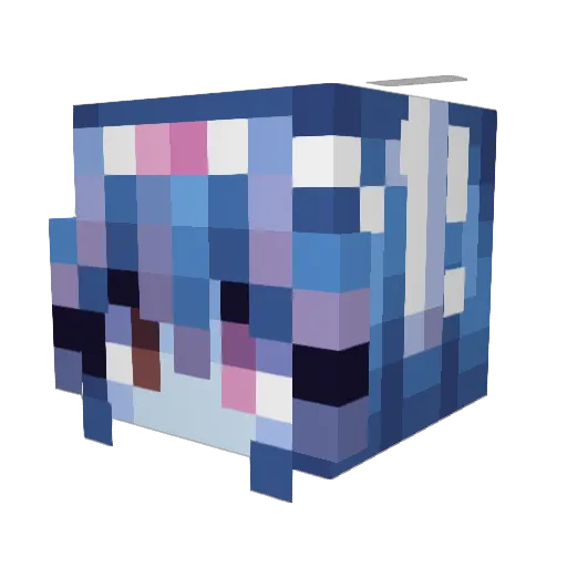 notlyraa_ Minecraft avatar head, 3D render