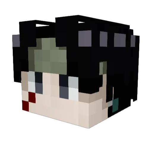 notmarcraft Minecraft avatar head, 3D render