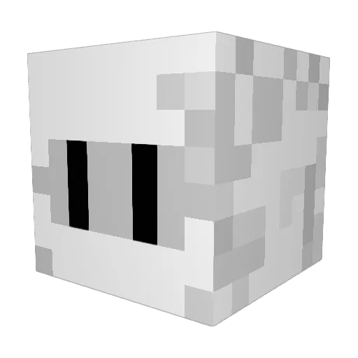 notmax9 Minecraft avatar head, 3D render