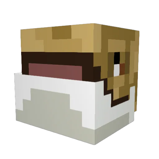 notmiddlehook78 Minecraft avatar head, 3D render