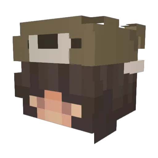 notmillyyy Minecraft avatar head, 3D render