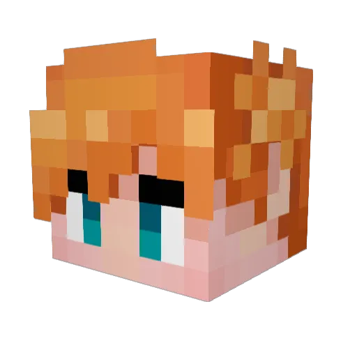 notmxx Minecraft avatar head, 3D render