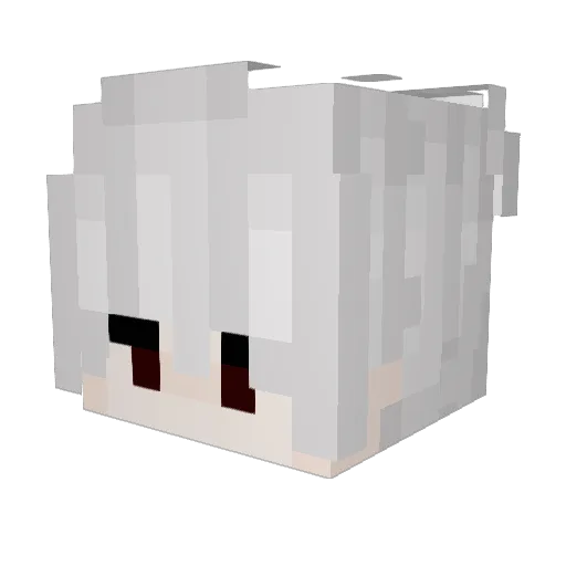 notmyur Minecraft avatar head, 3D render