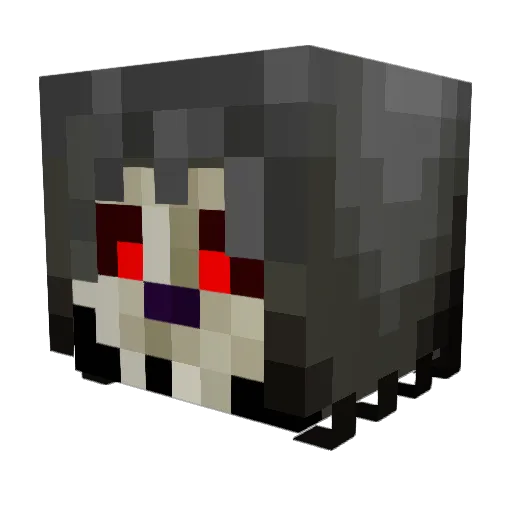 notmyxi Minecraft avatar head, 3D render