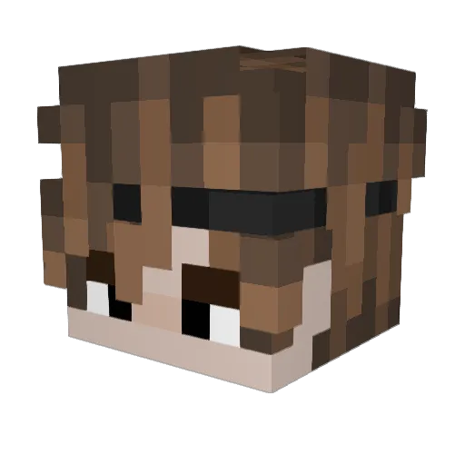 noton101 Minecraft avatar head, 3D render