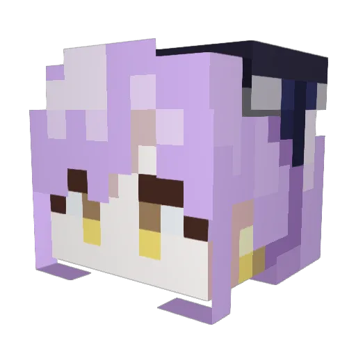 nototto Minecraft avatar head, 3D render