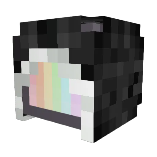 notpointify Minecraft avatar head, 3D render