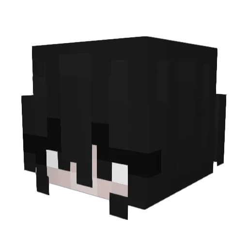 notrstd Minecraft avatar head, 3D render