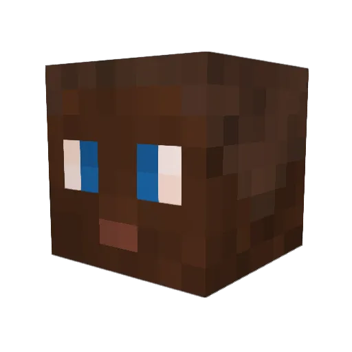 nots1yz Minecraft avatar head, 3D render