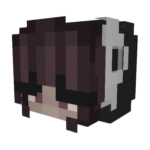 notsafeforyou69 Minecraft avatar head, 3D render