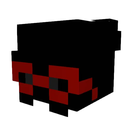 notsantosx Minecraft avatar head, 3D render