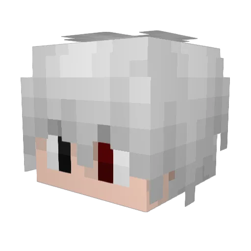 notsevyn Minecraft avatar head, 3D render