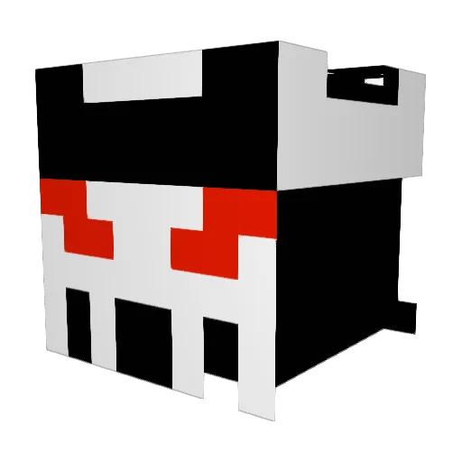 notshad0w1 Minecraft avatar head, 3D render