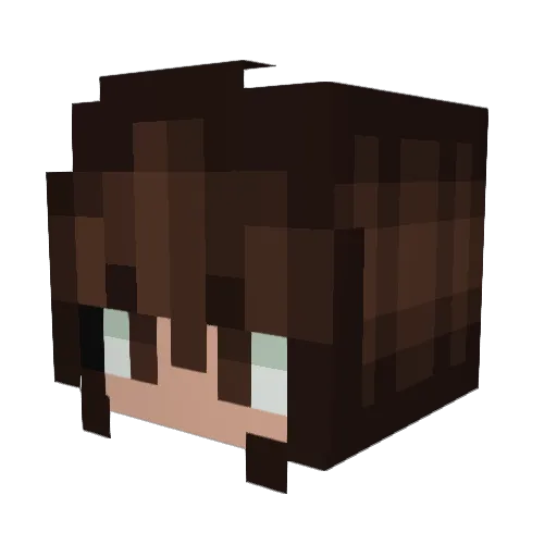 notsophie_ Minecraft avatar head, 3D render