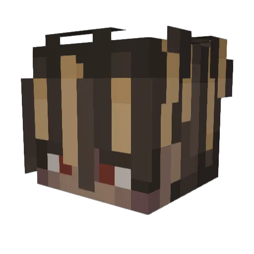 notspookigh0st Minecraft avatar head, 3D render