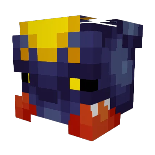 notstellarknight Minecraft avatar head, 3D render