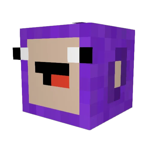 nottbasicliel Minecraft avatar head, 3D render