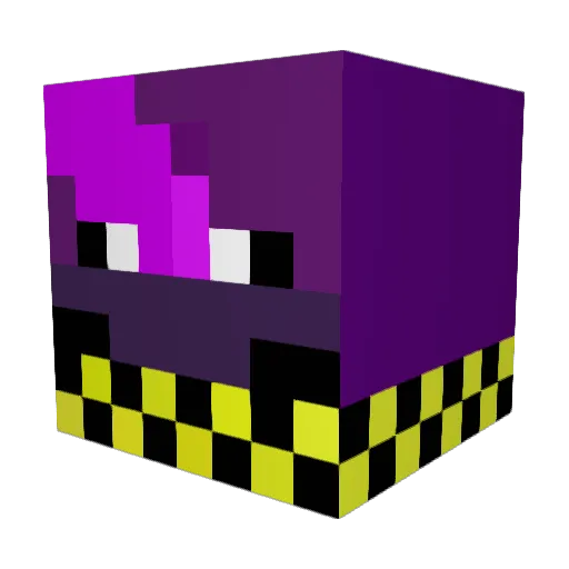 nottfxncy Minecraft avatar head, 3D render