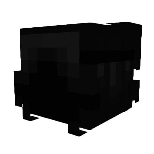 nottidead Minecraft avatar head, 3D render