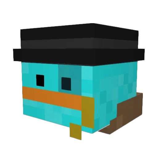 nottorz Minecraft avatar head, 3D render