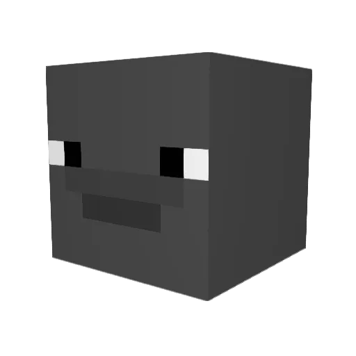notturno2486 Minecraft avatar head, 3D render